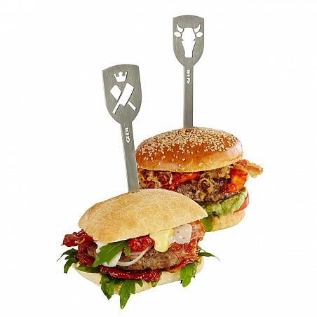Hamburger-Spieße TORRO 2 Stück (Stier/Fleischerbeil)