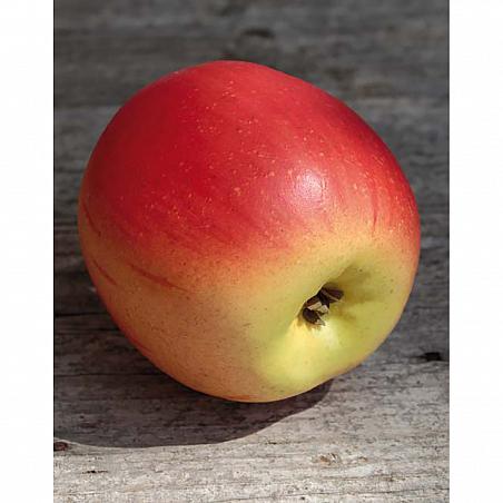 Künstlicher Apfel, 8 cm, rot-gelb
