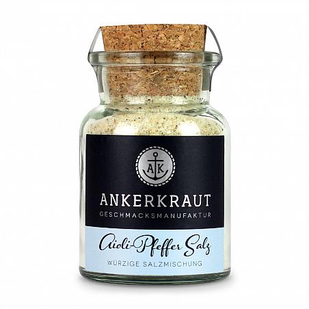 Ankerkraut Aioli-Pfeffer-Salz 155g im Korkenglas