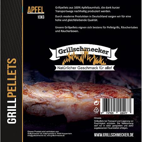Grillschmecker Grillpellets Apfel 10kg