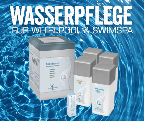 Wasserpflege für Whirlpools und SwimSpas